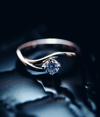 Beautiful ring with diamond