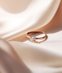 Beautiful ring with diamond
