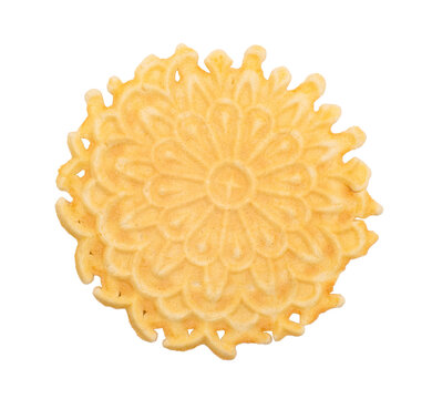 Italian Pizzelle on a transparent background 