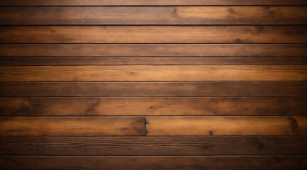 Obraz premium A wooden plank background for product presentations, text titles or as a textured background. Generative AI.