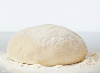 Fototapeta na wymiar Isolated bread bun, baking concept, white background