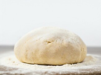 Fototapeta na wymiar Isolated bread bun, baking concept, white background