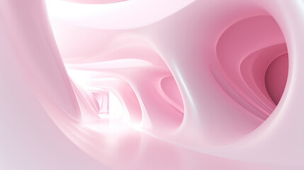 Abstract 3D Modern White and Pink Background [300DPI]