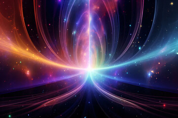 Obraz premium background with stars, generative ai