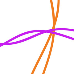 Obraz na płótnie Canvas Orange pink grid lines decorative