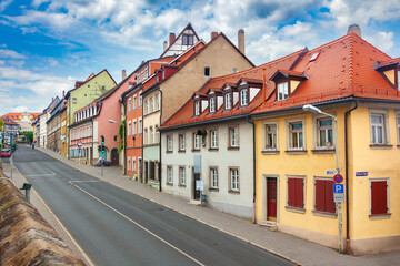 Fototapeta na wymiar Bamberg street view