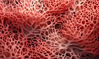 Obraz premium Creative colorful background, corals close up.