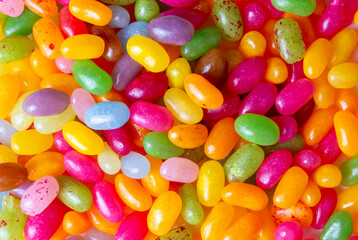 Colorful jelly beans for background use