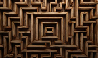 Abstract structural background with dark labyrinth.