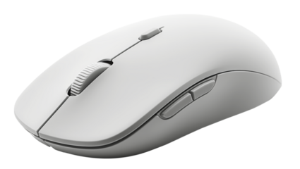 Wireless Bluetooth computer mouse isolated transparent png
