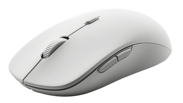Wireless Bluetooth computer mouse isolated transparent png