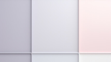 Simple Abstract Background Divided Into Several Square Parts in Pastel Tones of Gray and Pink Created with Generative AI Technology