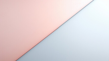 Simple Abstract Background Divided Into Several Parts in Pastel Tones of Light Blue and Pink Created with Generative AI Technology