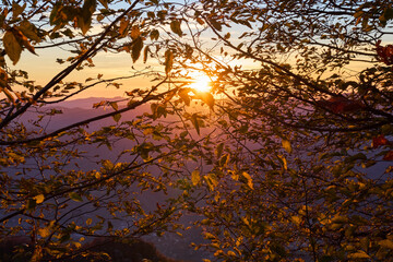 Sunset at Monte Livata, Monti Simbruini Natural Regional Park
