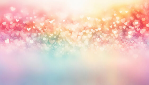 Abstract  hearts background  with copy space