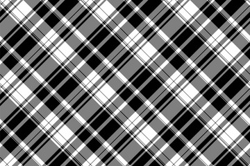 Background check textile of texture plaid pattern with a fabric tartan vector seamless.
