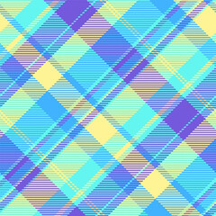 Background fabric textile of pattern plaid check with a tartan seamless texture vector. © SolaruS