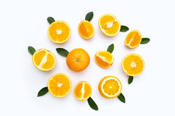 Fresh orange fruit, high vitamin c