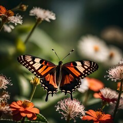 Fototapeta premium monarch butterfly on a flower