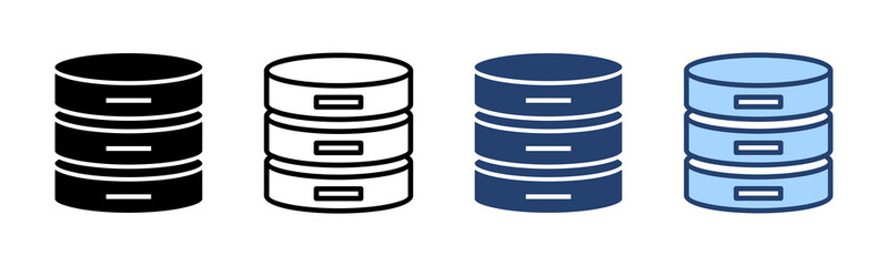 Database icon vector. database sign and symbol
