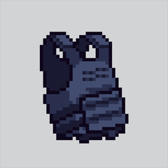 Pixel art illustration Police Vest. Pixelated Vest. Security Police Vest Bulletproof
pixelated for the pixel art game and icon for website and video game. old school retro.