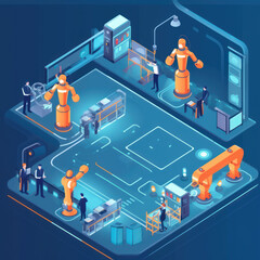 AI-Enhanced Assembly Line: Robotic Precision in Manufacturing