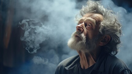 old man expressing loneliness generative ai