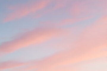 Dreamy sky background with scattered clouds background filled with imagination and wonder, pastel colors sky