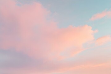 Dreamy sky background with scattered clouds background filled with imagination and wonder, pastel colors sky - obrazy, fototapety, plakaty