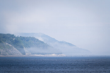 fog on the river