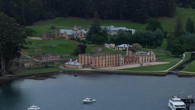 Port Arthur Historic port Tasmania Australia 
