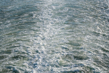 The road by ferry to Victoria from Vancouver beautiful ocean water sun reflections Travel agency trip to Vancouver Island