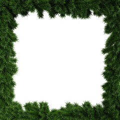 3d render of christmas branch for decoration christmas season.