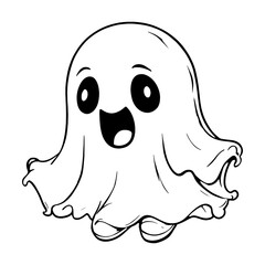 Cute Scream Ghost for Halloween