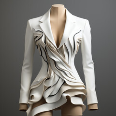 3D model of women's suit