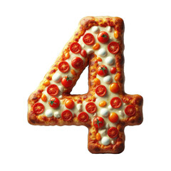 Pizza-Flavored Numbers: A Pixelated Feast for the Eyes, GENERATIVE AI