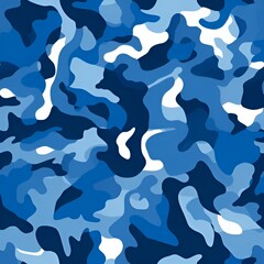 blue camouflage pattern | generative AI
