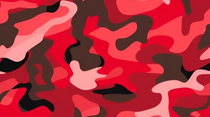 red camouflage background | generative AI