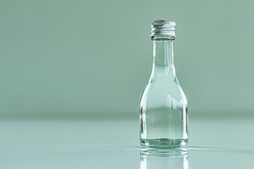 Sugar in the clear glass bottle to fill the sweetness of the drink.