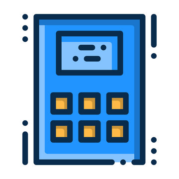 A calculator icon representing accounting or mathematical calculations