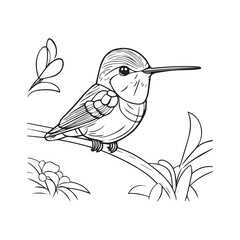 coloring book for children, types of animals in EPS vector format.