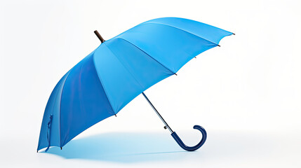 blue umbrella isolated on white background