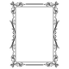 frame handdrawn illustration 