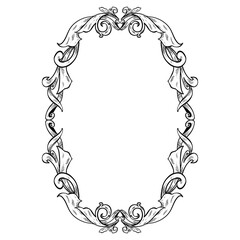 frame handdrawn illustration 