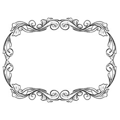 frame handdrawn illustration 