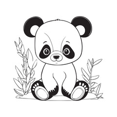 coloring book for children, types of animals in EPS vector format.