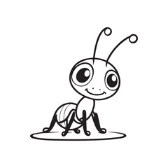 coloring book for children, types of animals in EPS vector format.