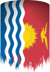 Dangling Style Kiribati Flag