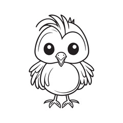 Fototapeta premium coloring book for children, types of animals in EPS vector format.