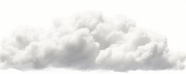 Soft white cloudy cumulus special effect 3d rendering, Generative AI 